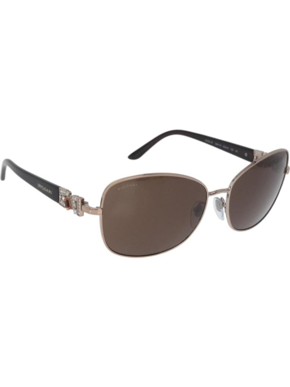 BVLGARI Sunglasses metal Brown 6066-B